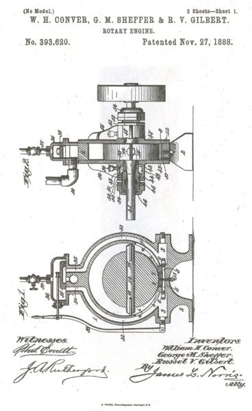File:Rotary Engine diagram sheet 1, patented 27 Nov 1888.jpg