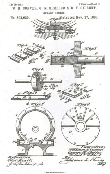 File:Rotary Engine diagram sheet 2, patented 27 Nov 1888.jpg