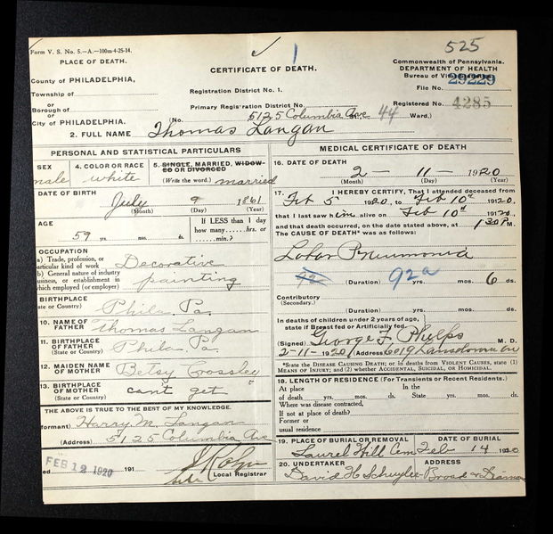 File:Death Certificate Thomas Langan (1858).jpg