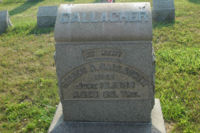 Gravestone James A. Gallagher, Emanuel Lutheran