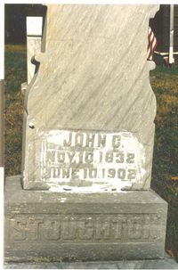 Gravestone, John C. Stoughton